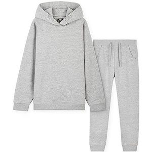 CityComfort Trainingspak voor meisjes, hoodies en joggingbroeken voor kinderen van 3-14 jaar, Lichtgrijs, 7-8 jaar
