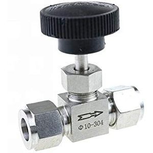 om de naald-kleppen te controleren, 304 roestvrijstalen naaldventiel met stroomregeling, verschillende maten(3/8Inch)