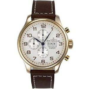 Zeno-Watch herenhorloge - OS Retro chronograaf Day-Date Gold Plated - 8557TVDD-Pgr-f2