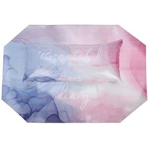 PU lederen handkussen, milieuvriendelijk vakmanschap Waterproof nail art handkussen, voor nagelstudio's Nagelscholen Hogescholen Nagelartiesten(Blooming)