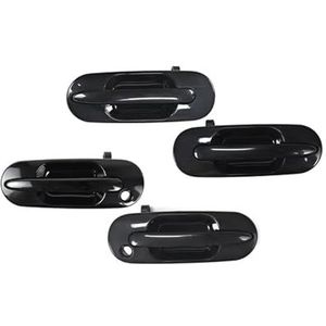 Auto Buitendeur Handvat Voor CR-V 1997-2001 4 Stuks Auto-buitendeurgreep Voor En Achter Buitenset Links En Rechts Onderdelen Zwart