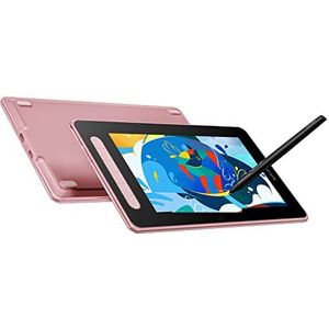 XP-PEN Artist (2e generatie) Grafische tablet met scherm, Stylus X3 Elite, voor digitaal tekenen, compatibel met Windows, Mac, Android, Linux, Chrome OS (10,1 inch, roze)