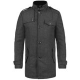 INDICODE JEANS Winterjas 'Brandan'  antraciet / donkergrijs