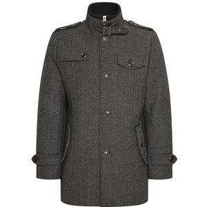 INDICODE JEANS Winterjas 'Brandan'  antraciet / donkergrijs