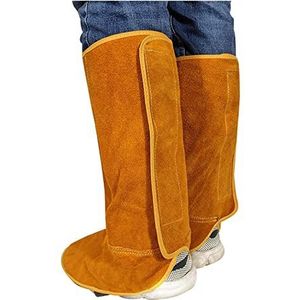 Lasspats veiligheid laars vlam warmte slijtage resistent lederen vertragende voet veiligheidsbescherming werk lassergereedschap