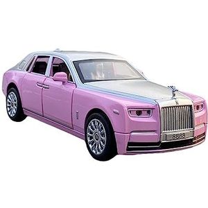 For:Gegoten Auto's 1:28 Gegoten Modelgeluid Voor: Rolls-Royce Phantom Alloy Luxury Car Verzamelbare Decoraties (Color : C)