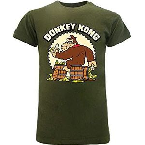 Fashion UK T-shirt Donkey Kong Super Mario Bros Original donkergroen - groen - XX-Large