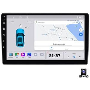 Wireless Carplay Screen for Car & Android Auto Head Unit Compatible with Lada Granta 2011~2018 Touchscreen 9 Inch Double Din Car Stereo with Backup Camera Navigation 4G,C30 Plus