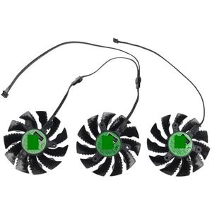 Computer Koelonderdeel 82mm T128010SU 4-pins 12V 0.5A RTX3070 Koelventilator voor RTX 3070 Gaming GV-N3070GAMING OC-8GD grafische kaart (Fan - ABC)