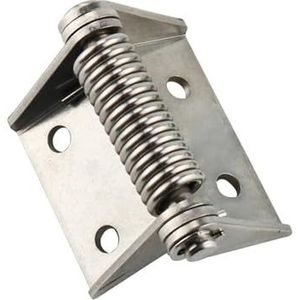 Roestvrij staal of Ijzer Galvaniseren Zelfsluitende Terugkeer Lente Grote Lading Dragende Scharnier 1Pcs (70mm IronGalvanising)