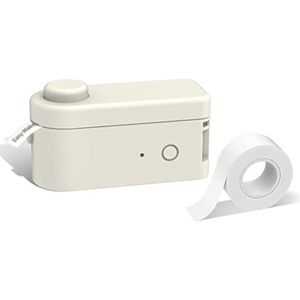 WMMNHY Draagbare mini-pocketprinter Thermische labelprinter Draadloze connectiviteit Inkless Print Stickers(D)