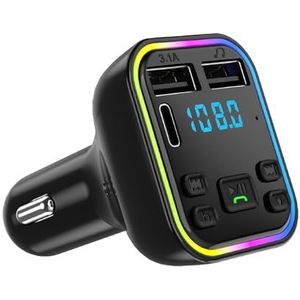 Bluetooth-adapter auto accessoires autoradio bluetooth, FM-zender Bluetooth zender auto radio Bluetooth Post Radio Auto Bluetooth houder TF/USB