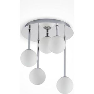 Lindby plafondlamp 'Chrissy' (modern) in Zilver uit overige metaal o.a. voor woon-/ eetkamer - plafonnière, plafondverlichting