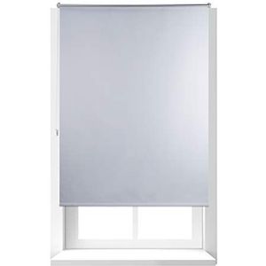1x thermo rolgordijn, isolerend, zonder boren, verduisterend, ondoorzichtig, 120x160 cm, stof 116 cm, met trekkoord, wit