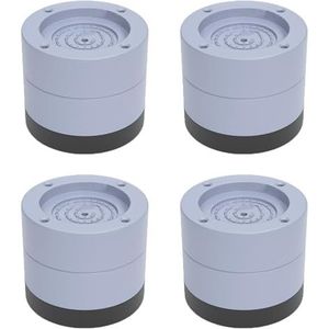 Meubelverhogers Cilindrische bankverhogers Kunststof meubelverhogers 4-delige bedverhogers Verhoogd apparaat Zware tafelliften, bruin/wit/grijs(Grey,6cm)