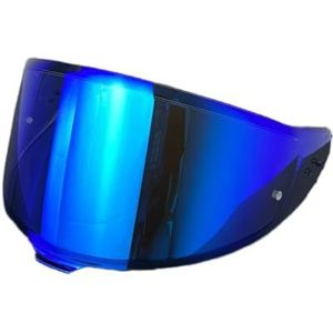 Motorhelm vizier lens, Helmvizier, CWR-F2 Gezichtsscherm Vervangend RF-1400 UV Beschermend Krasbestendig Helmvizier for Z8 RF-1400 NXR2 CWR-F2 (Transparant)(Revo Deep Blue)