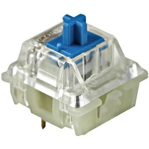 VGHJTYS V2 Pre-Lubed Mx-schakelaar 3-pins Mechanische toetsenbordsnelheid zilver stil rood blauw roze schakelaars (kleur: blauw 3 pin)