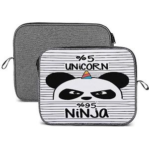 Nieuwe Panda Eenhoorn Laptop Sleeve Case Beschermende Notebook Draagtas Reizen Aktetas 13 inch