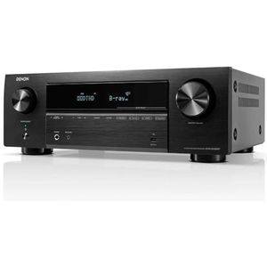Denon - AVR-X580BT - AV-Receiver - Zwart - 4K Ultra HD, Dolby Atmos, DTS-HD Master Audio