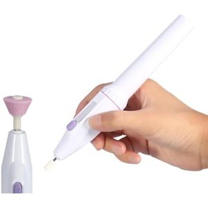 Elektrische nagelvijl, elektrische vijl, boor, nail art, polijstmachine, manicure, pedicuremachine met 5 bits voor beginners en professionals