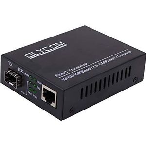 OLYCOM SFP-Vezelmedia Optische Convertorvezel aan Netwerk Optische Convertor SFP aan Koper Convertor Gigabit Ethernet (zonder SFP-Module)