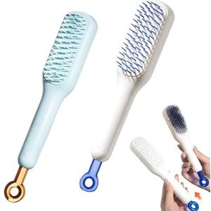 Magische intrekbare kam, zelfreinigende antistatische massagekam, schone massagekam met één trekkracht, schaalbare roterende liftende zelfreinigende haarborstel, haarstylinghulpmiddelen for vrouwen (