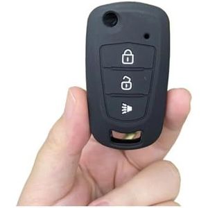 Autosleutel beschermhoes 3 Knoppen Siliconen Autosleutelhoes Cover Huidbeschermer Rubberen Omhulsel Voor Geweldig Voor Muur Voor Haval Voor Hover H1 H3 H5 H6 Sleutel Shell(1 UK)