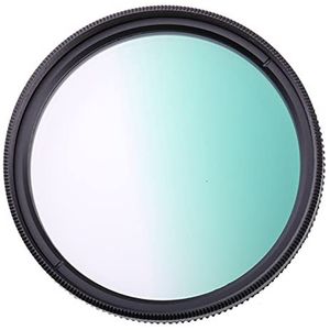 Polarisatiefilter 49/52/55/58/62/67/72/77/82mm Ultra Slim Frame Volledige Grijs Roze Groen Blauw Rood Bruin Kleur Filter Voor DSLR SLR Camera Lens Polarisatiefilters (Kaliber: 67mm, Kleur: Geleidelijk Groen)