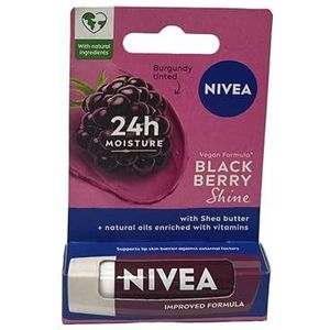 Nivea Lip Care Fruity Shine Blackberry, 4,8 g