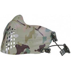 Airsoft-Gezichtsbescherming voor Schietsporten Tactische Snelle Helm met Gespbevestiging Airsoft-Masker met Hoofdband(CP)