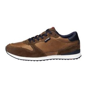 LLOYD Edmond, veterschoenen voor heren, lage sneakers, losse inlegzool, New Nature Marine Blue, 48 EU