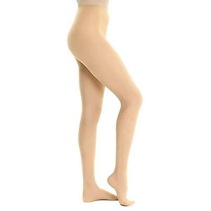 HSAJS Panty voor dames, thermische panty, gevoerde winter, nep doorschijnend, pluche kousen, pantybroek, warme fleece leggings, 200 g nude, 23