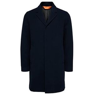 Selected Homme wollen jas voor heren, klassiek, Dark Sapphire/Patroon: twill, XL