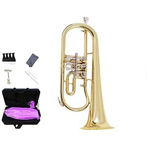 B Flat Brass Gold Trompet Is Geschikt Voor Studenten En Beginners