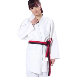 UBOHUZ Vechtsportuniform Judo Gi Kimono wedstrijd katoen wit 450 g/m² single weave voor mannen, vrouwen (wit, 3XL)