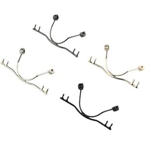 1 stuk Brillenbrug Neussteun Arm Metalen Frameloos Optisch Montuur Brillen Accessoires(Silver)
