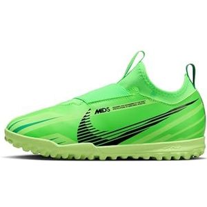 Nike Jr Zoom Vapor 15 Acad MDS Tf voetbalschoenen voor kinderen, uniseks, Green Strike Black Stadium Green, 37.5 EU