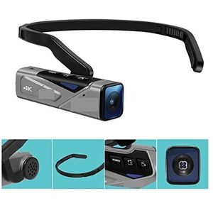 Vlog-videocamera Op het hoofd gemonteerde draagbare camcorder 4K Mini FPV digitale camera Multifunctionele Camcorder(Size:Standard,Color:EP7)