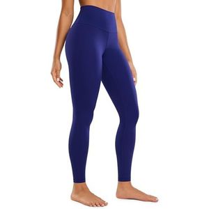 CRZ YOGA Butterluxe Hoge Taille Lounge Legging 28''-Workout Leggings voor Vrouwen Buttery Zachte Yoga Broek Larkspur Blauw S