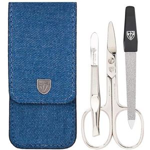 DREI SCHWERTER Germany manicureset 'Kids Collection' nagelset voor kinderen, tieners, meisjes en jongens - merkkwaliteit JEAN 3-delig