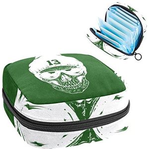 5 (8), Periode Pouch Draagbaar, Tampon Opbergtas,Tampon Houder voor Portemonnee Vrouwelijke Product Organizer, Meerkleurig, 4.7x6.6x6.6 in/12x17x17 cm