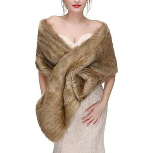 UERSJWYSO - Luxe Stola - Imitatiebont - Bolero voor Avondjurken - One Size