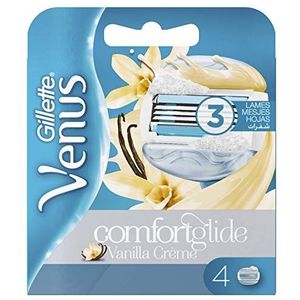 Gillette Venus comfortglide 2 in 1 4 messen scheer/stangen scheergel vanille crème