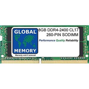 8GB DDR4 2400MHz PC4-19200 260-PIN SODIMM GEHEUGEN RAM VOOR LAPTOPS/NOTITIEBOEKJE