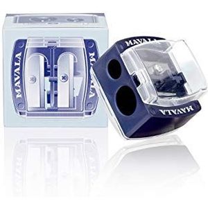 Puntenslijper - Twee Gaatjes - Staal - Voor Cosmeticapotloden