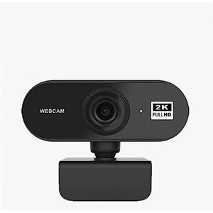 USB-webcamera Webcam USB Webcam 1080P Mini Camera 2K Full HD Webcam Met Microfoon Autofocus Web Camera for PC Computer Laptop Online Camera Voor conferenties, opname(2K)
