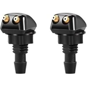 Ruitenwissersproeier Auto 2 Stuks Dubbele Ruitenwissersproeiers Voor De Meeste Automodellen Geschikt Voor Waternevel En Verstelbare Accessoires
