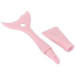 Siliconen Gevleugelde Tip, Zachte Multifunctionele Siliconen Eyelinerhulp Afneembaar Flexibel voor Cosmetica (Roze)