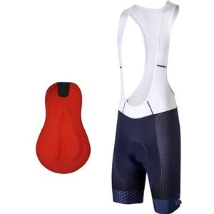 Ayztantine Fietsen Shorts Heren Fietsen Bib Shorts Sponge Pad Fietsen Shorts Man 7 cm Anti-Slip Rubber Gripper Mannen Fietsen Shorts 6 Uur Ride, Blue3, XL