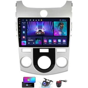 Android 13 Autoradio 9 Duim Touch Display Voor Kia Cerato 2 TD 2008-2013 Met Draadloze Carplay Android Auto/GPS/4G WiFi/FM RDS DAB+/Buletooth/Bediening op het stuur + Camera DVR(B,NF-2)
